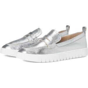 NEW Vionic Uptown Women's Slip-on Loafer Moc Casual Comfort Silver Metallic sz 8